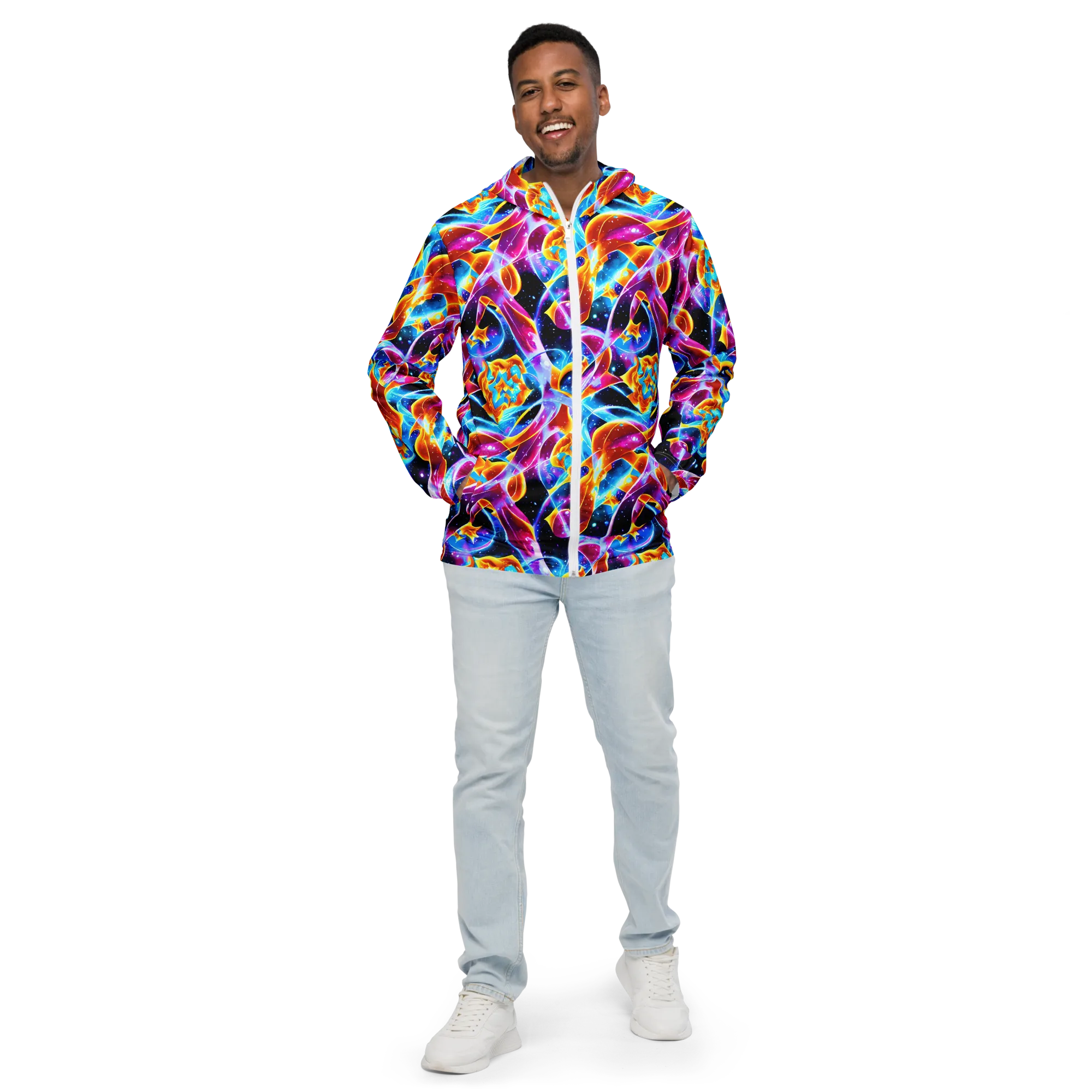 Radiant Gravity on Men's Windbreaker — Front