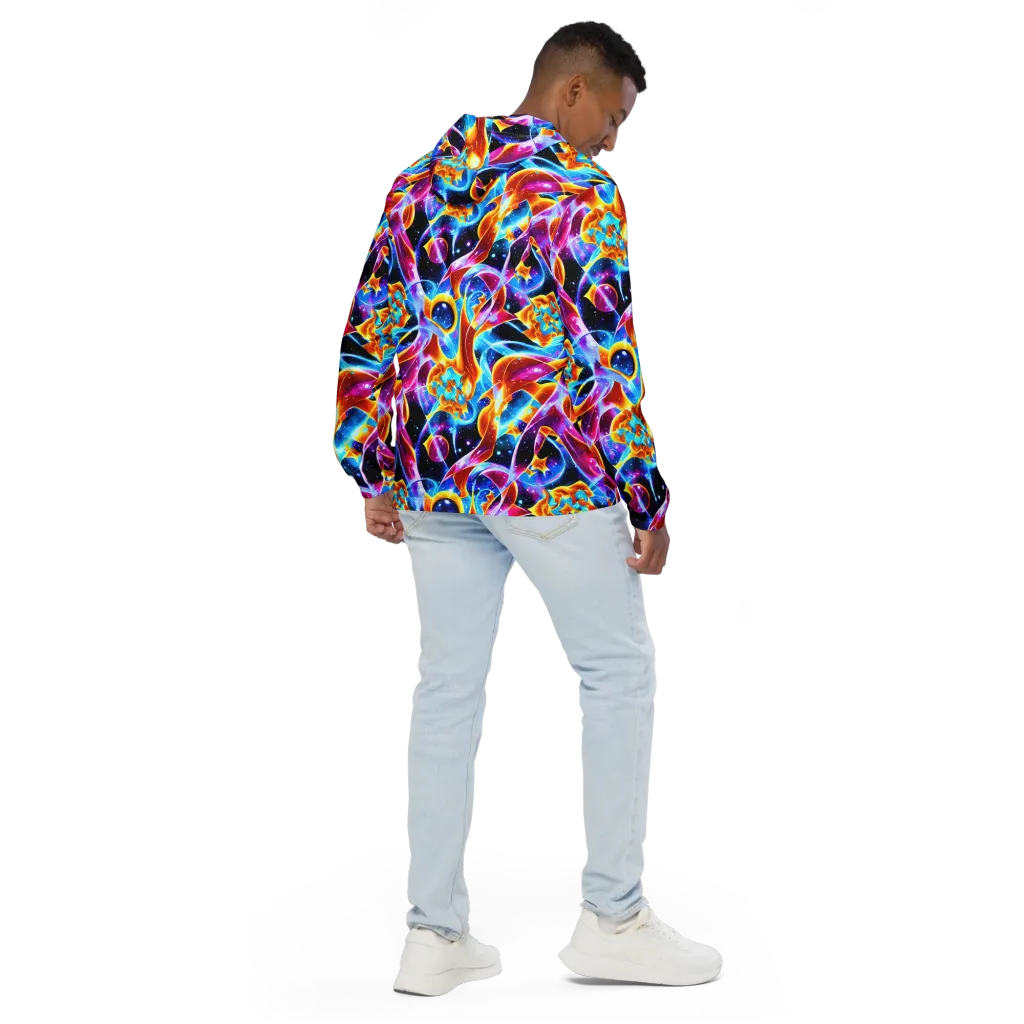 Radiant Gravity on Men's Windbreaker — Back