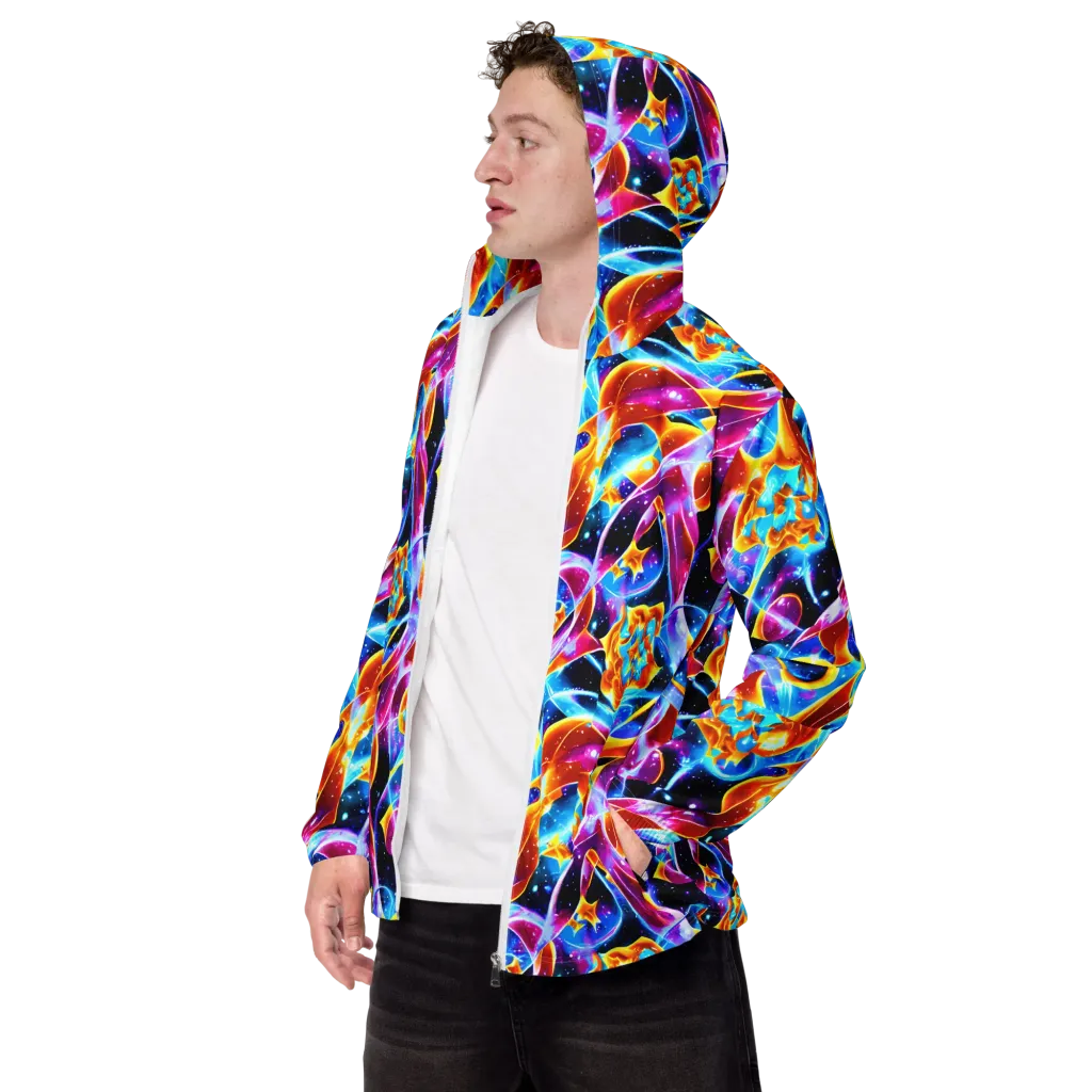 Radiant Gravity on Men's Windbreaker — Left Front