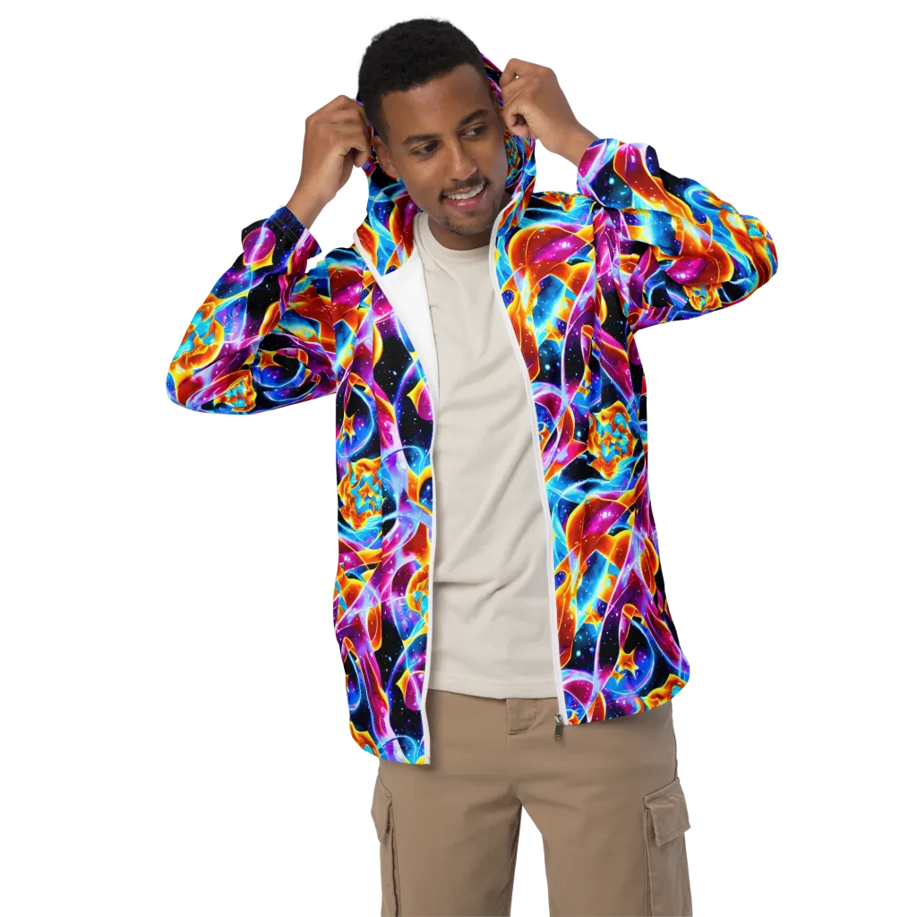 Radiant Gravity on Men's Windbreaker — Front