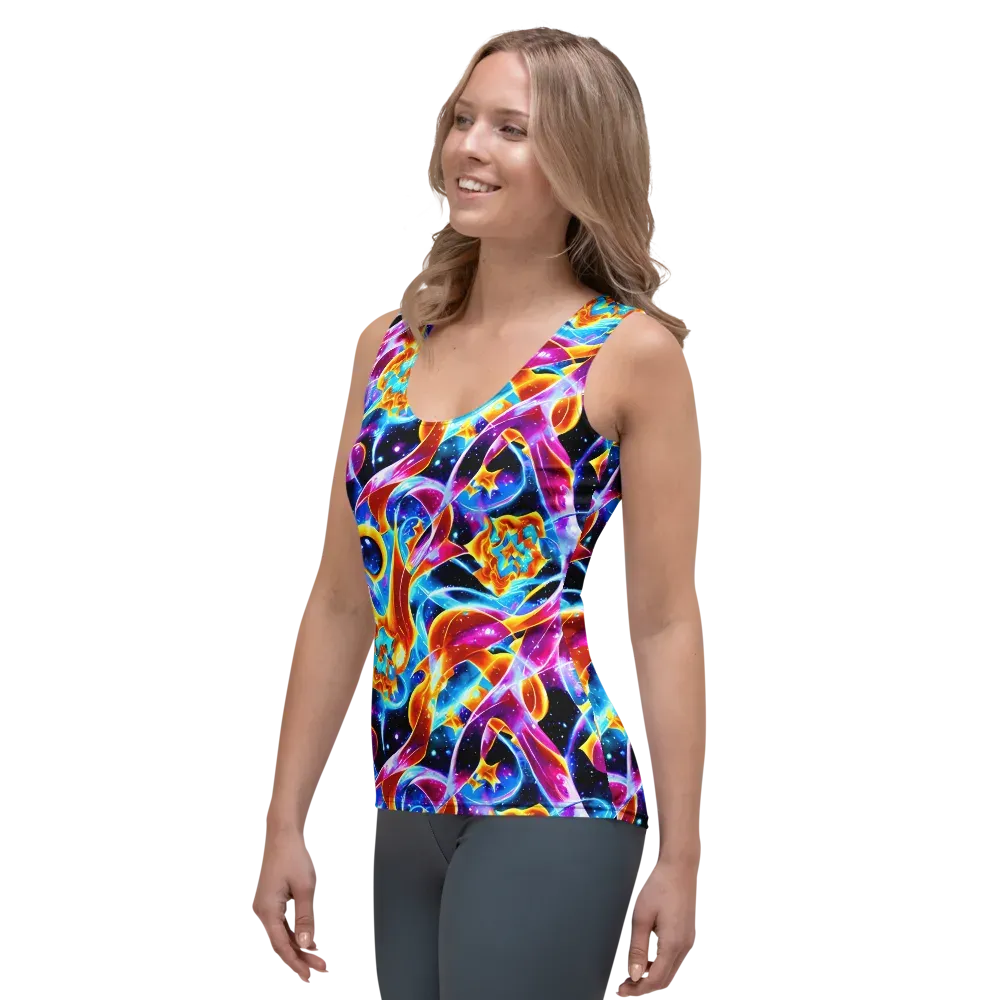 Radiant Gravity on Women's Tank Top — Left Front