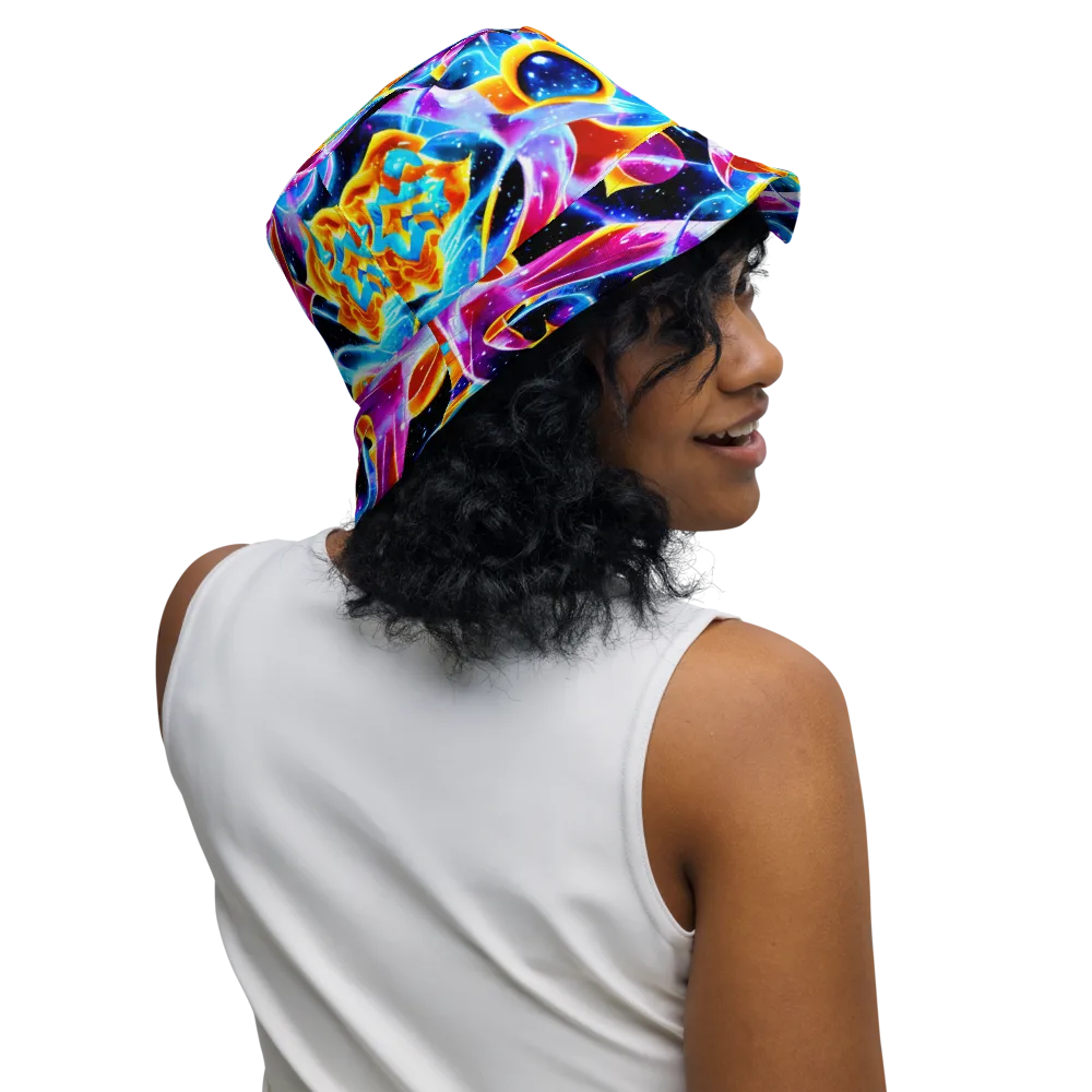 Radiant Gravity on Reversible Bucket Hat — Right Outside