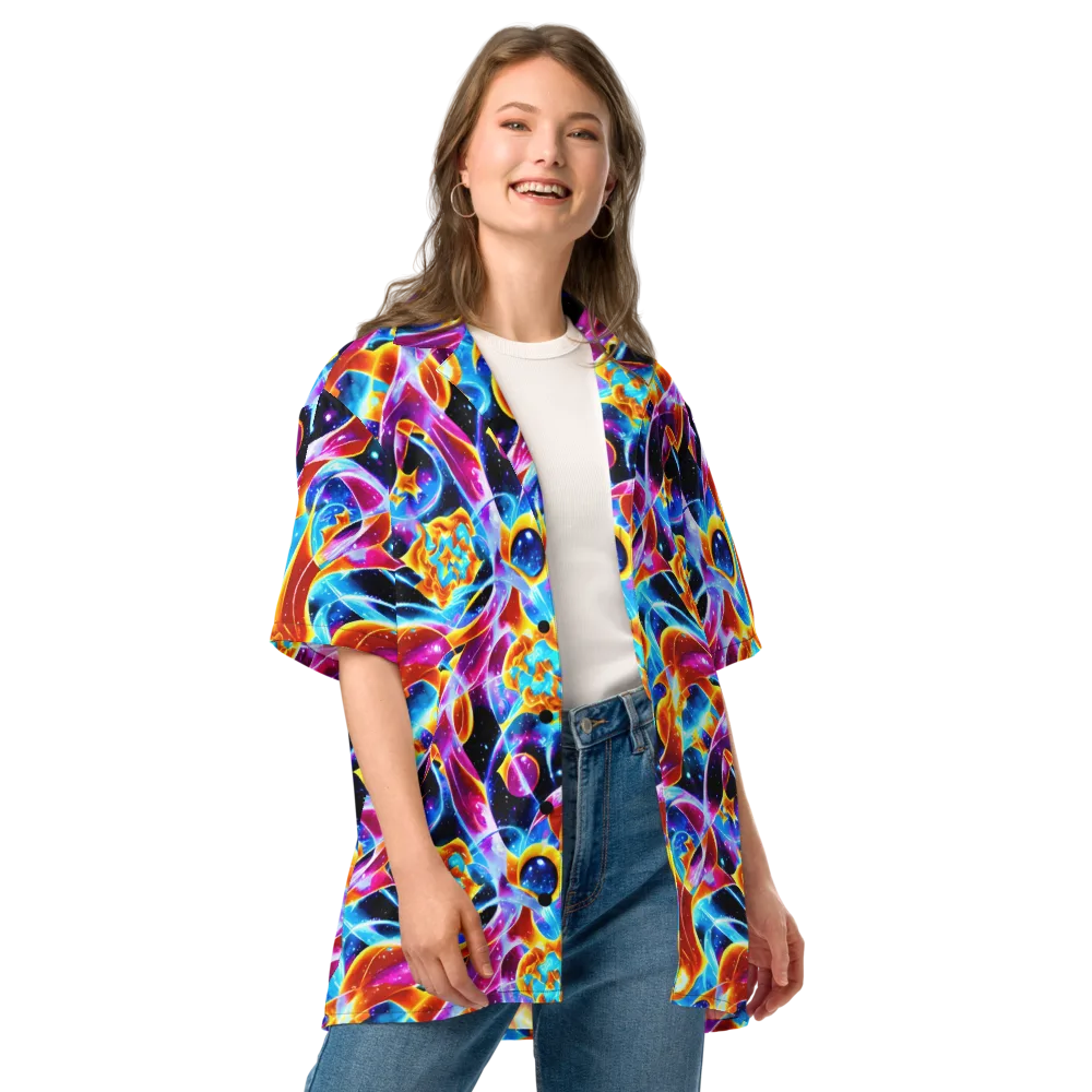 Radiant Gravity on Button Shirt — Front