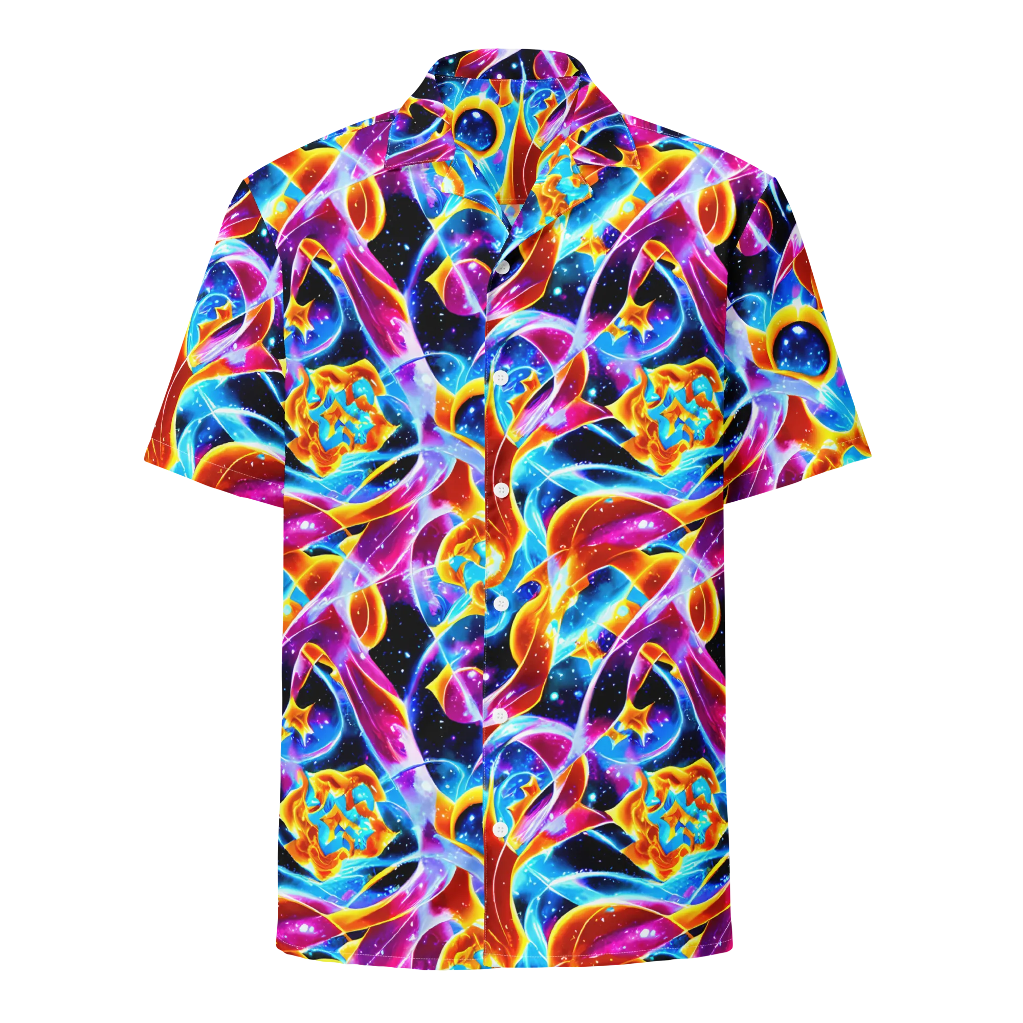 Radiant Gravity on Button Shirt — Front