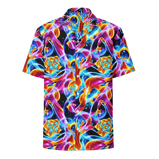 Radiant Gravity on a Button Shirt