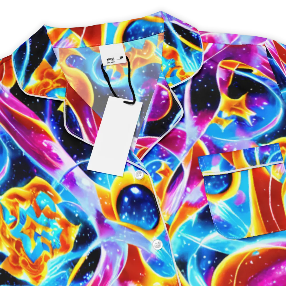 Radiant Gravity on Women's Short Sleeve Pajama Top — Product details