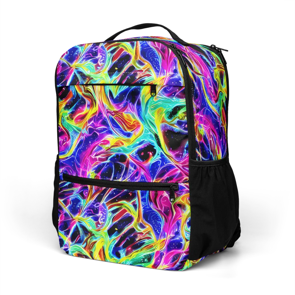 Galaxy On Fire on Utility Backpack — Left Front