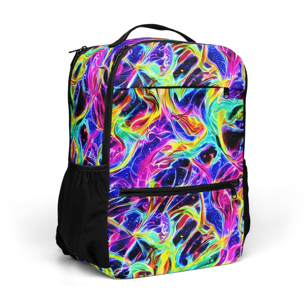 Galaxy On Fire on Utility Backpack — Right Front