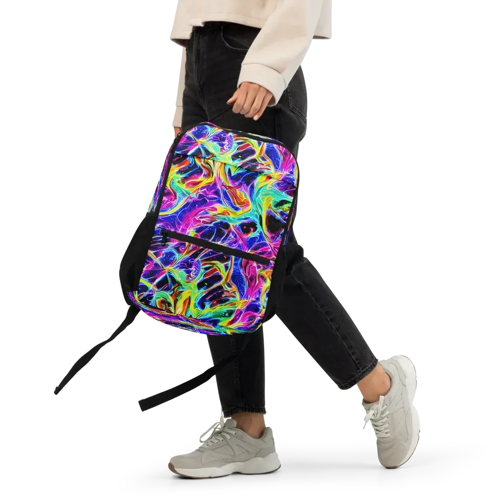 Galaxy On Fire on Utility Backpack — Front