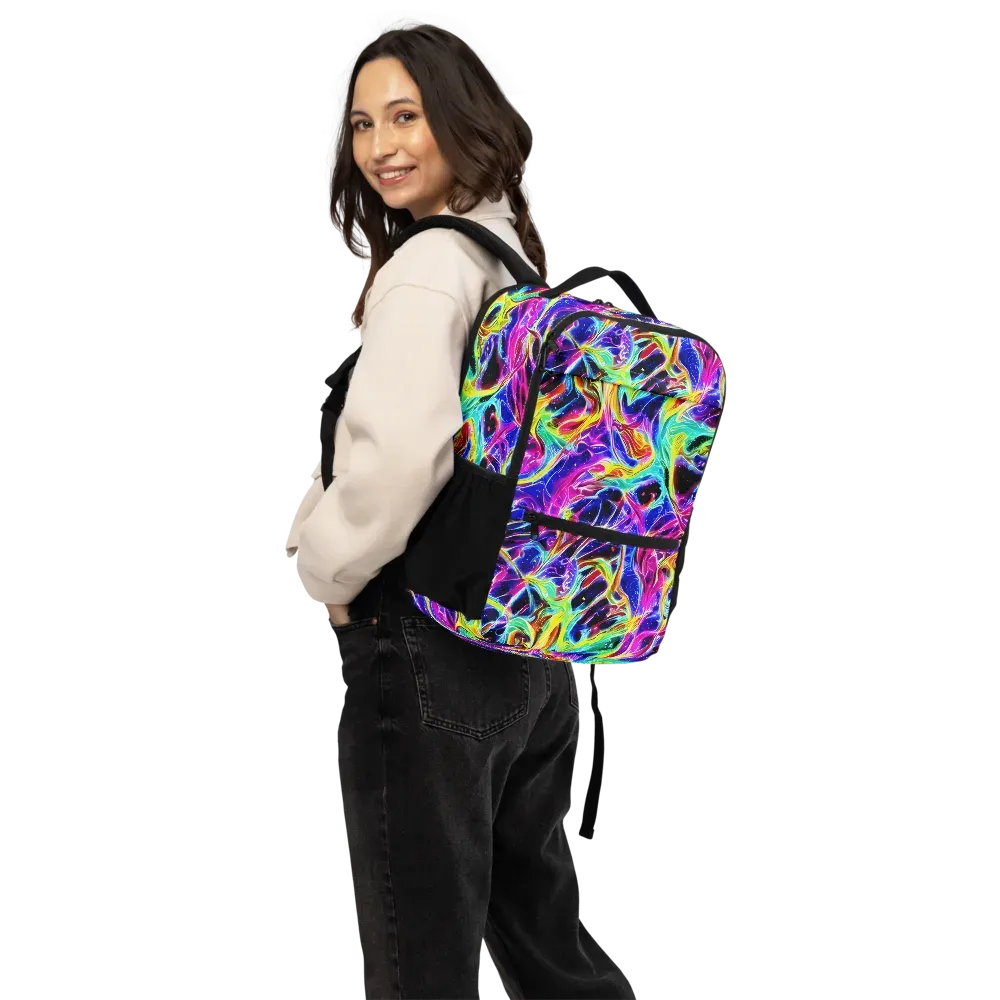Galaxy On Fire on Utility Backpack — Back