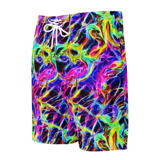 Galaxy On Fire on a Men's Board Shorts