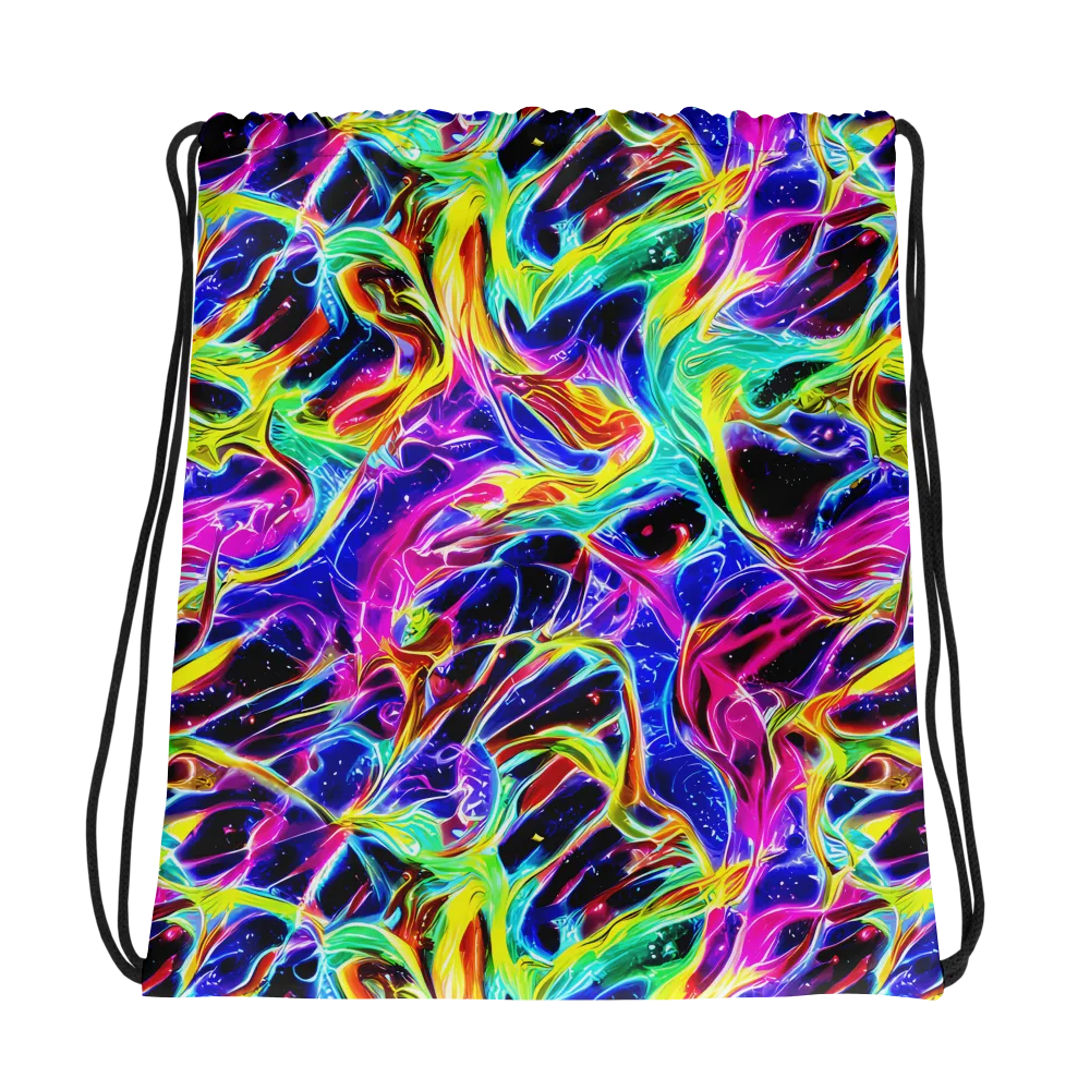 Galaxy On Fire on Drawstring Bag — Photo