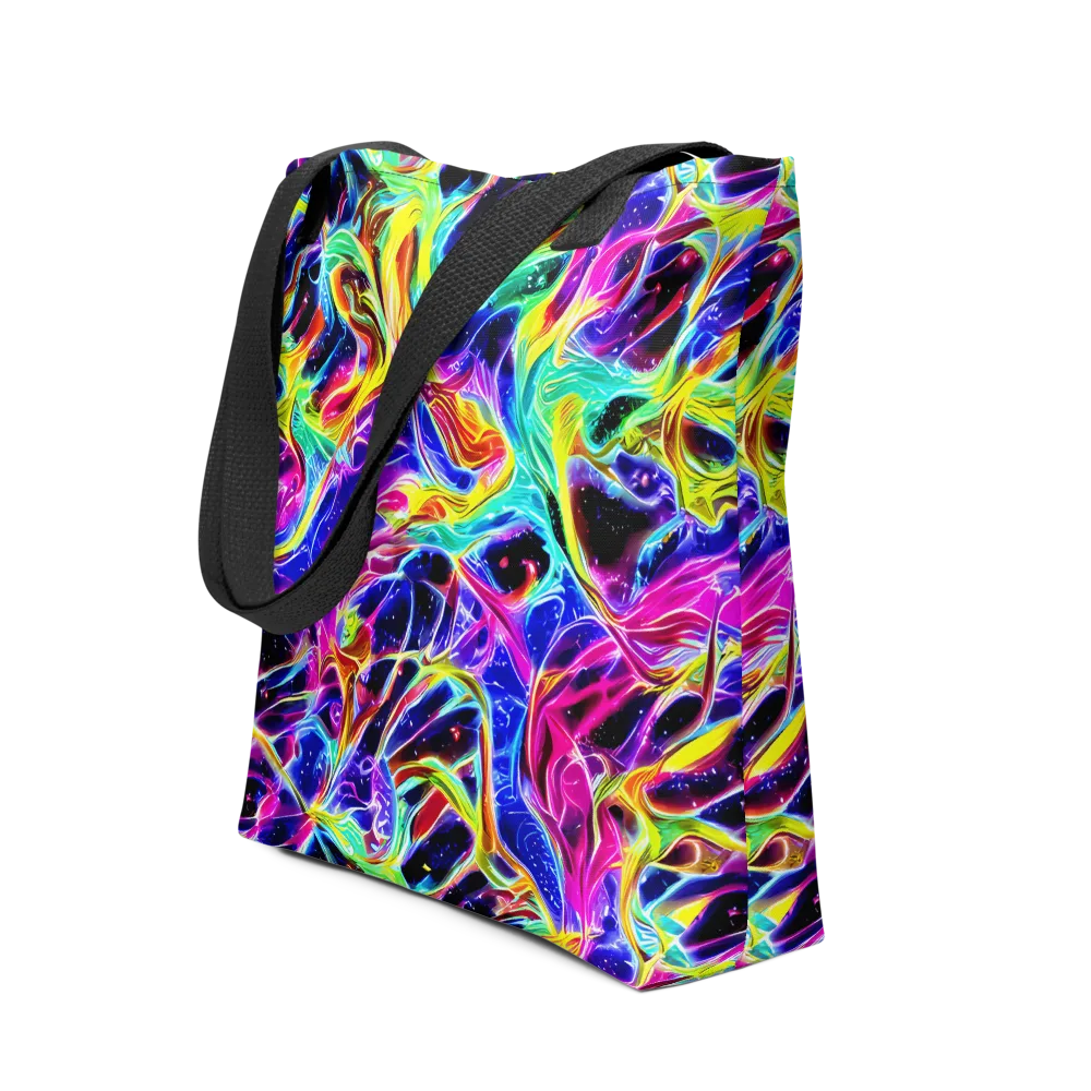 Galaxy On Fire on Tote Bag — Front