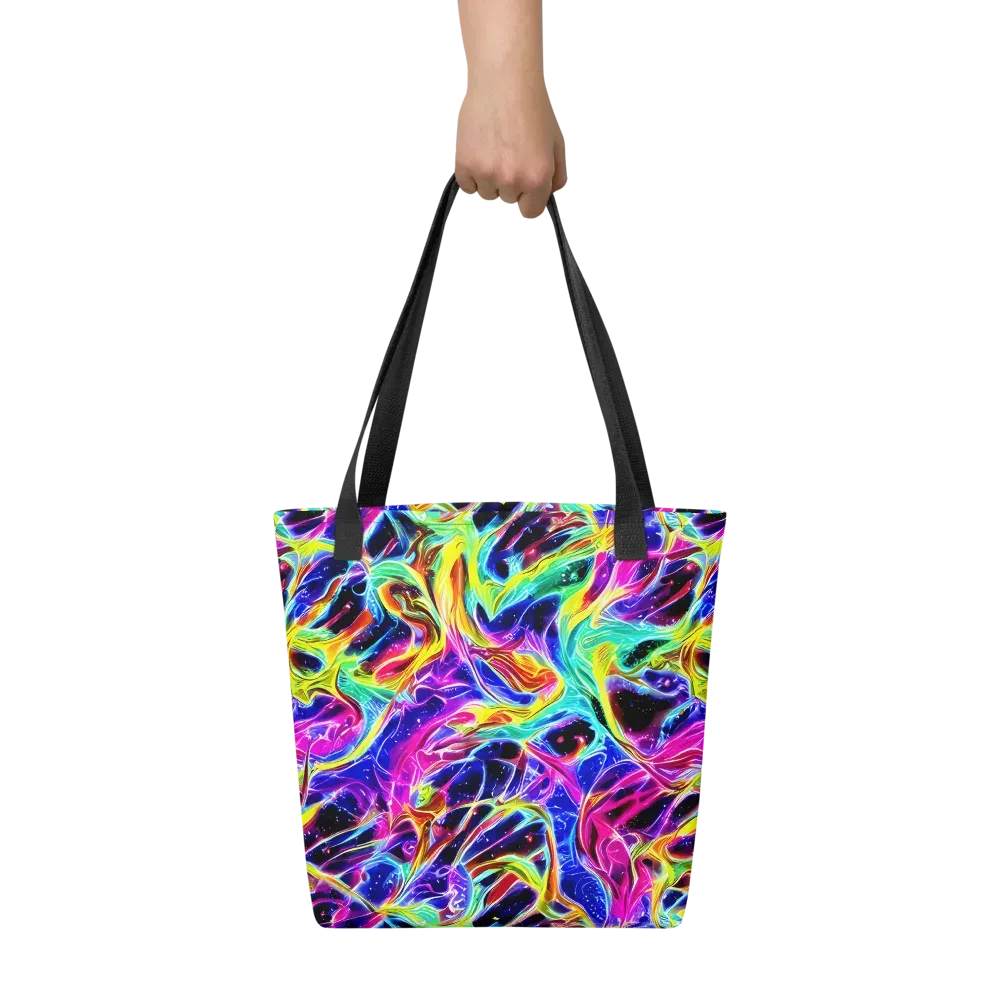 Galaxy On Fire on Tote Bag — Front