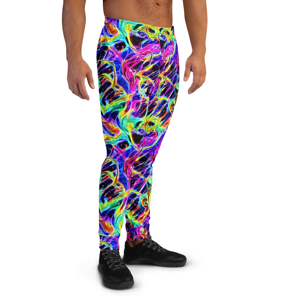 Galaxy On Fire on Men's Joggers — Right