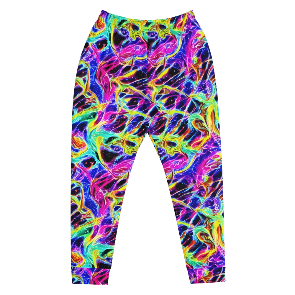 Galaxy On Fire on Men's Joggers — Front