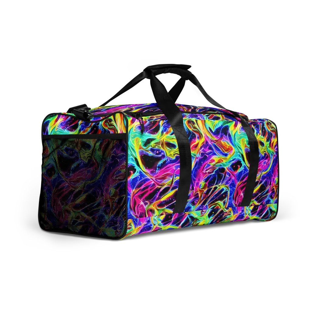 Galaxy On Fire on Duffle Bag — Right Front