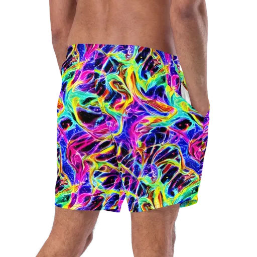 Galaxy On Fire on a Swim Trunks