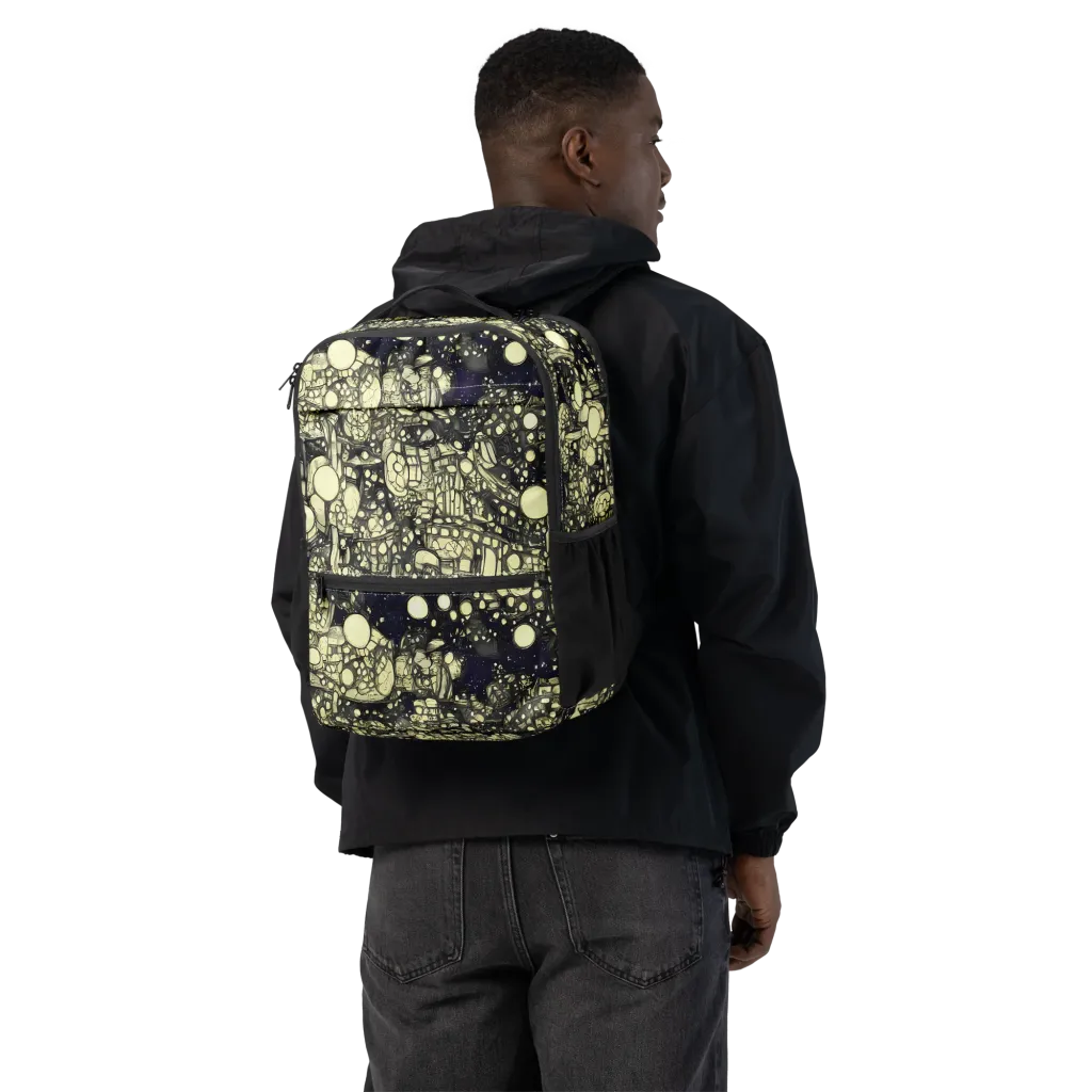 Nocturne Matrix on Utility Backpack — Back