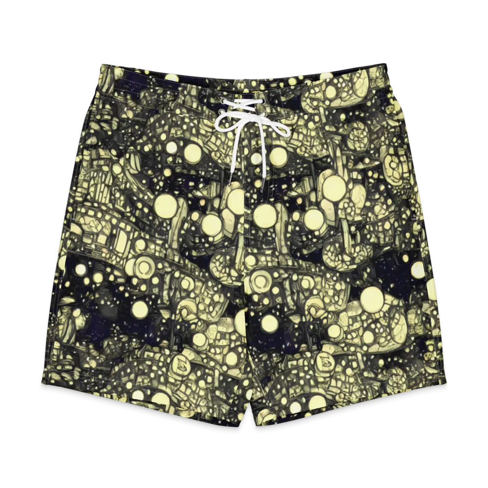 Nocturne Matrix on Men's Board Shorts — Front