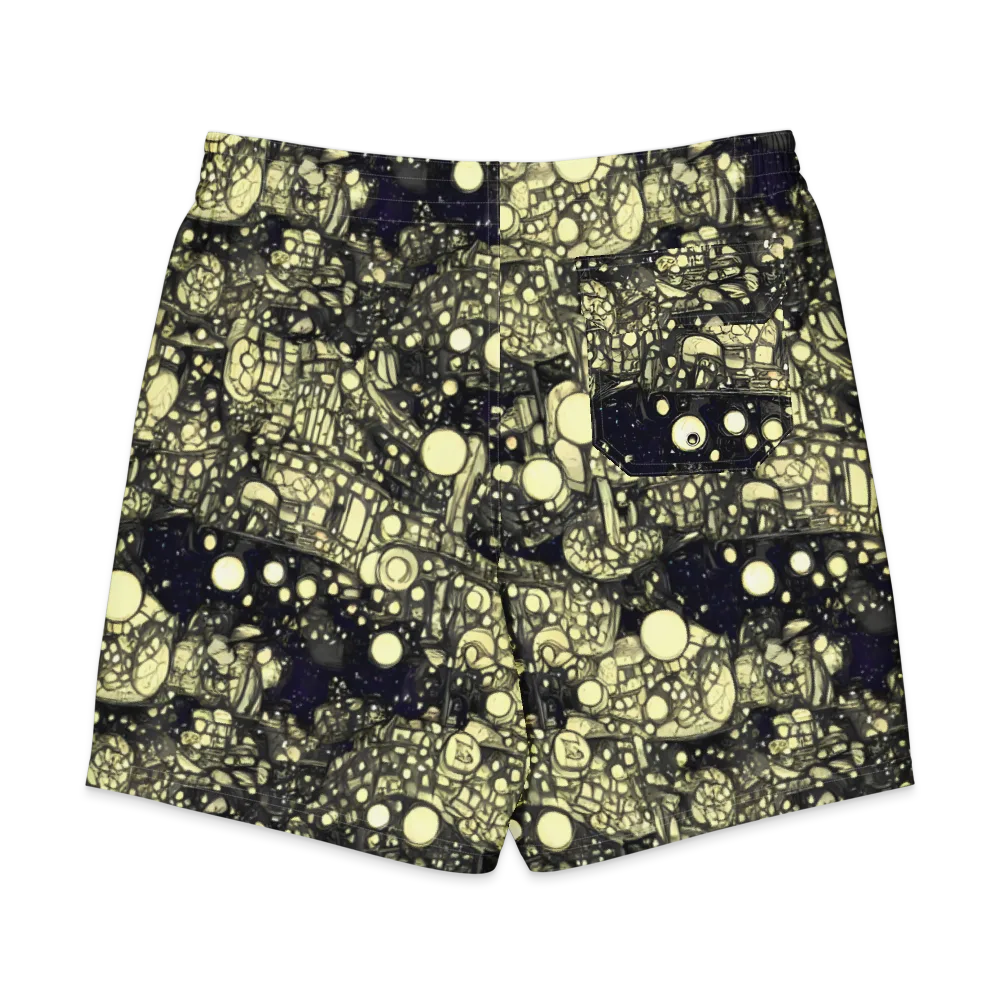 Nocturne Matrix on Men's Board Shorts — Back