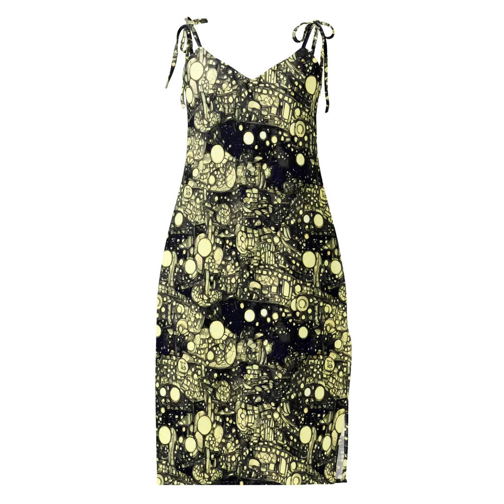 Nocturne Matrix on Slip Dress — Front
