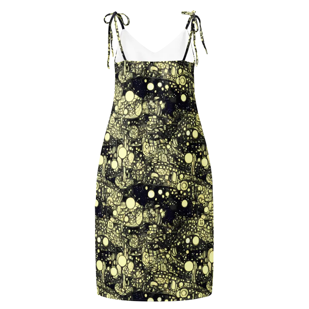 Nocturne Matrix on Slip Dress — Back