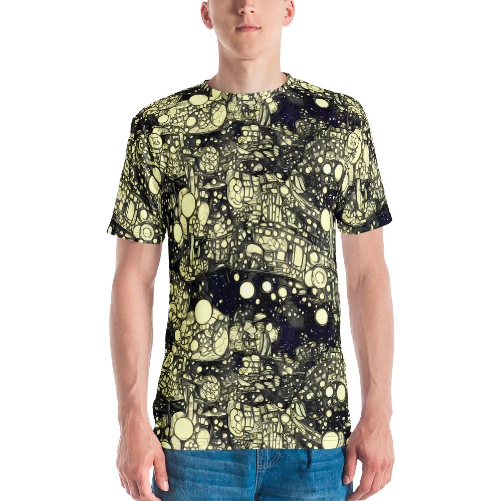 Nocturne Matrix on Men's Crew Neck T-Shirt — Front