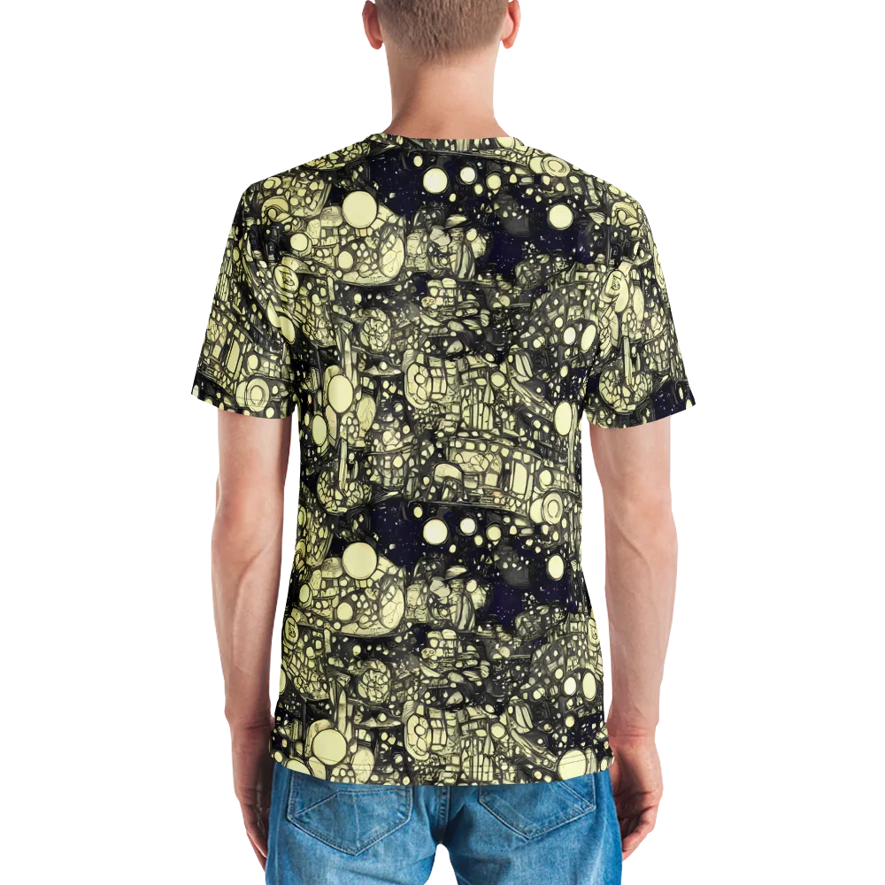Nocturne Matrix on Men's Crew Neck T-Shirt — Back