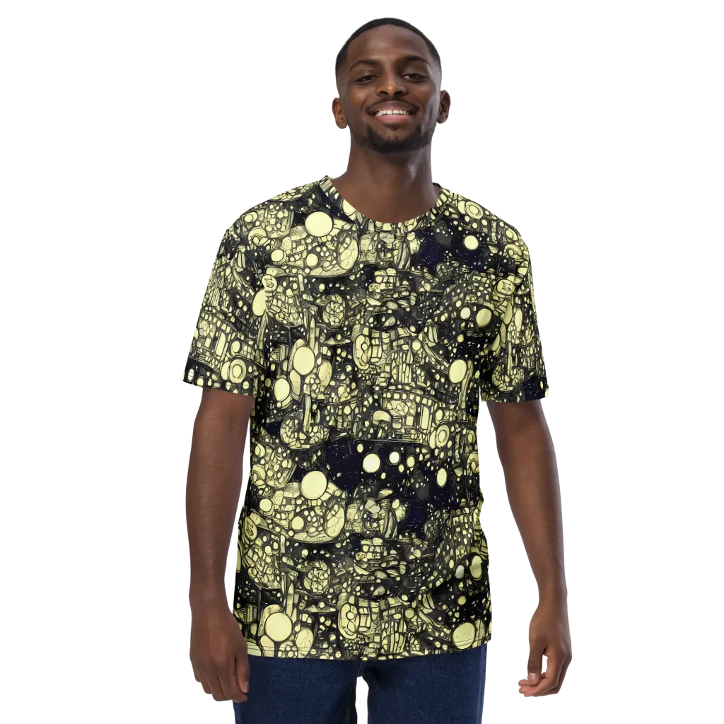 Nocturne Matrix on Men's Crew Neck T-Shirt — Front