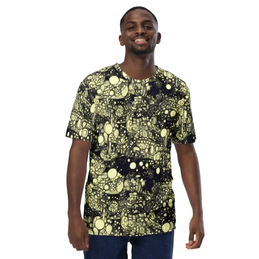 Nocturne Matrix on a Men's Crew Neck T-Shirt