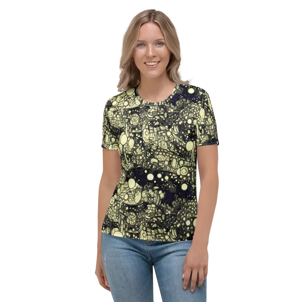 Nocturne Matrix on Women's Crew Neck T-Shirt — Front