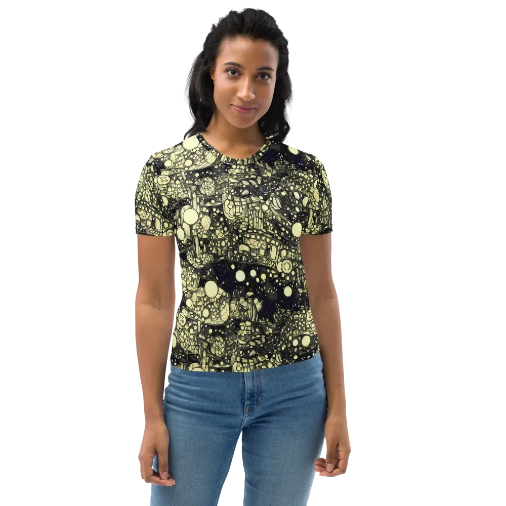 Nocturne Matrix on Women's Crew Neck T-Shirt — Front