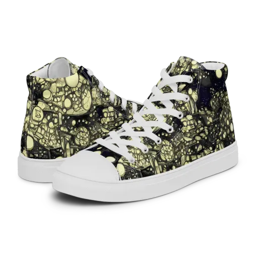 Nocturne Matrix on a Women's High Top Canvas Shoes