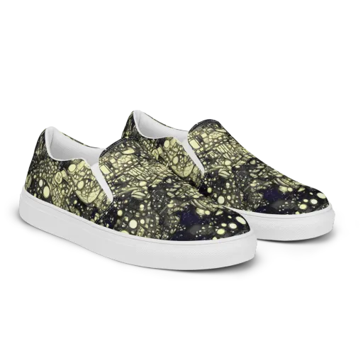 Nocturne Matrix on a Men's Slip-On Canvas Shoes