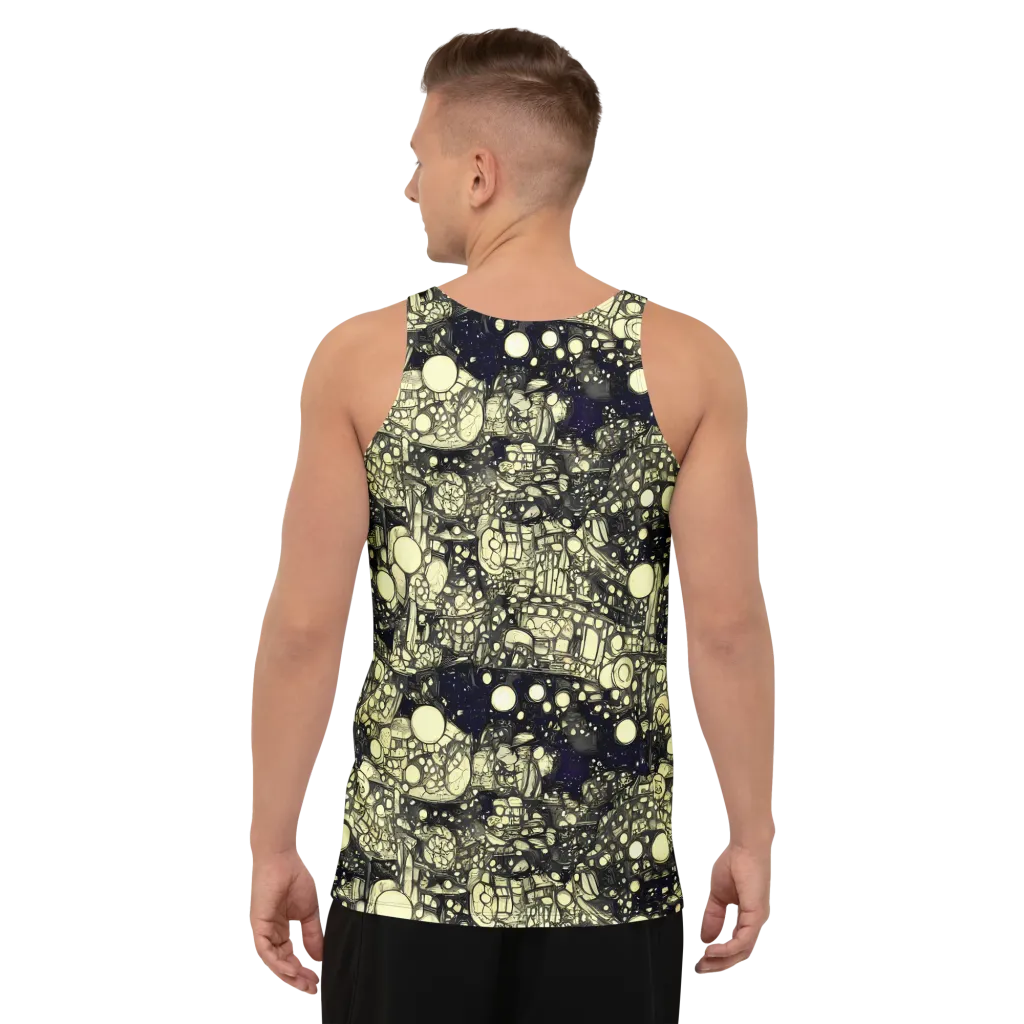 Nocturne Matrix on Men's Tank Top — Back