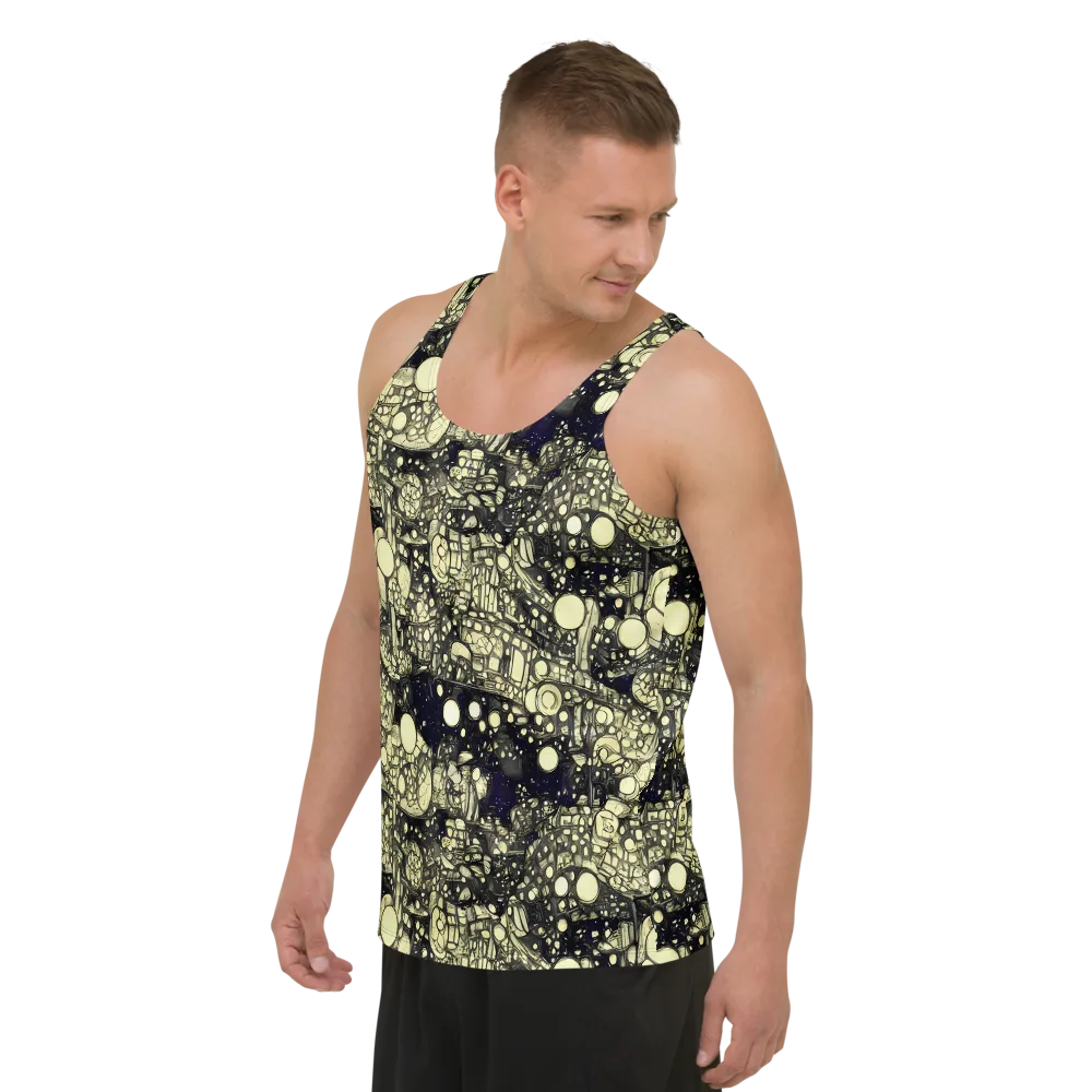 Nocturne Matrix on Men's Tank Top — Left Front