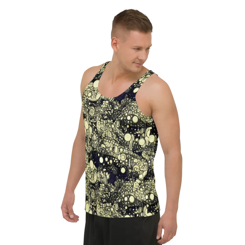 Nocturne Matrix on Men's Tank Top — Left Front