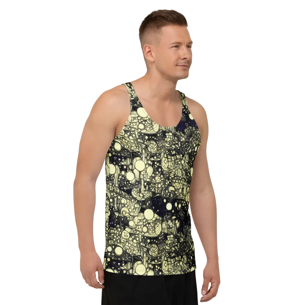 Nocturne Matrix on Men's Tank Top — Right Front