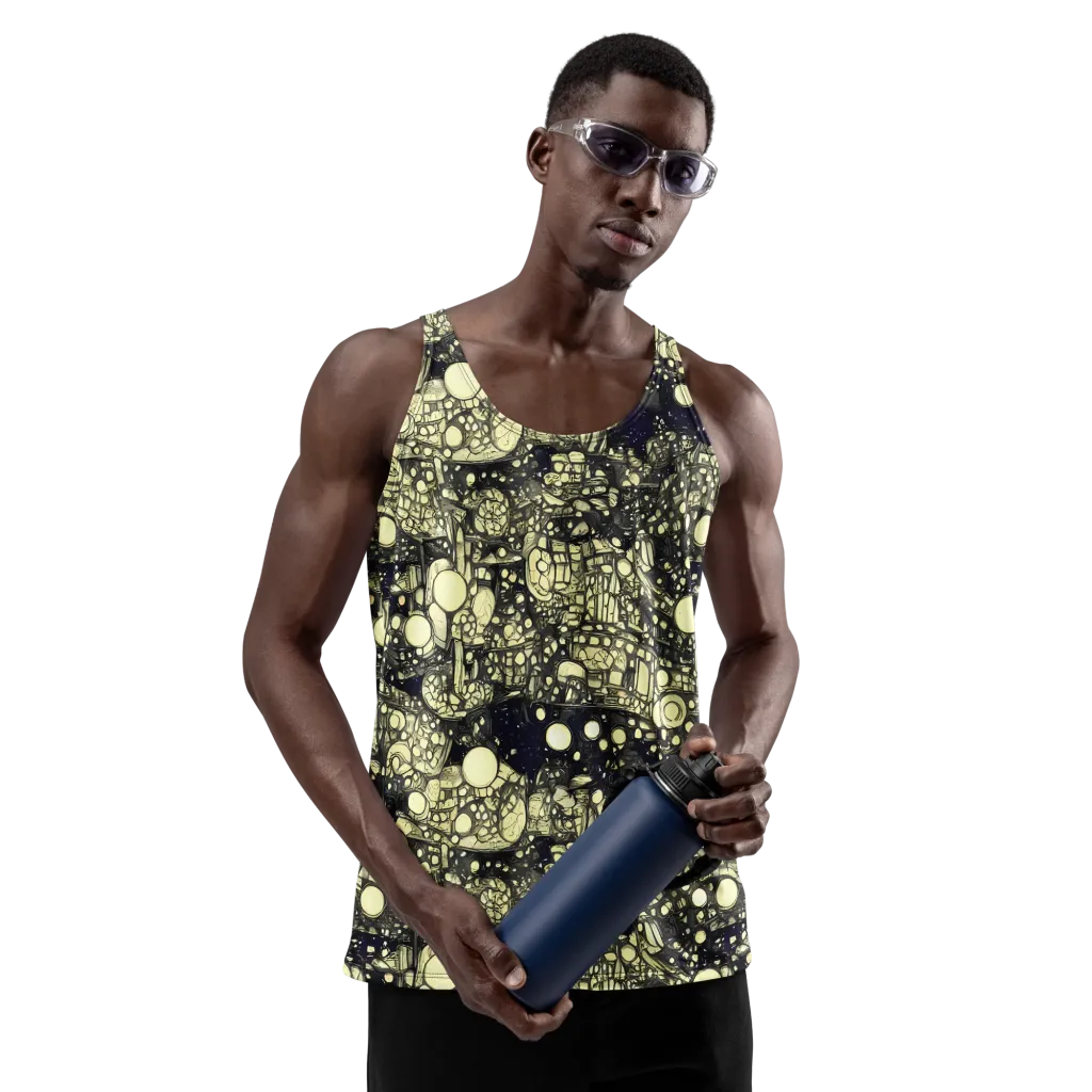 Nocturne Matrix on Men's Tank Top — Front
