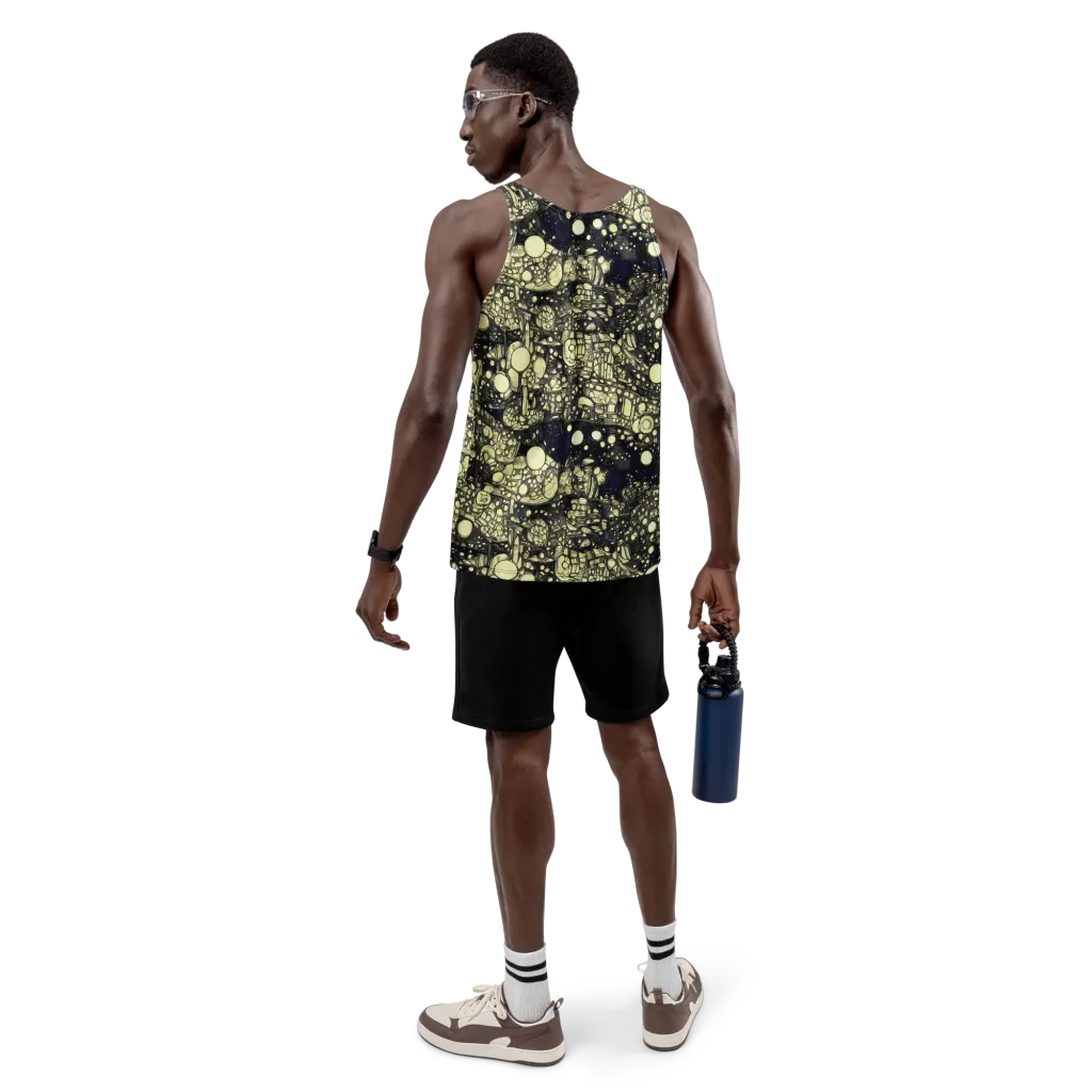 Nocturne Matrix on Men's Tank Top — Back