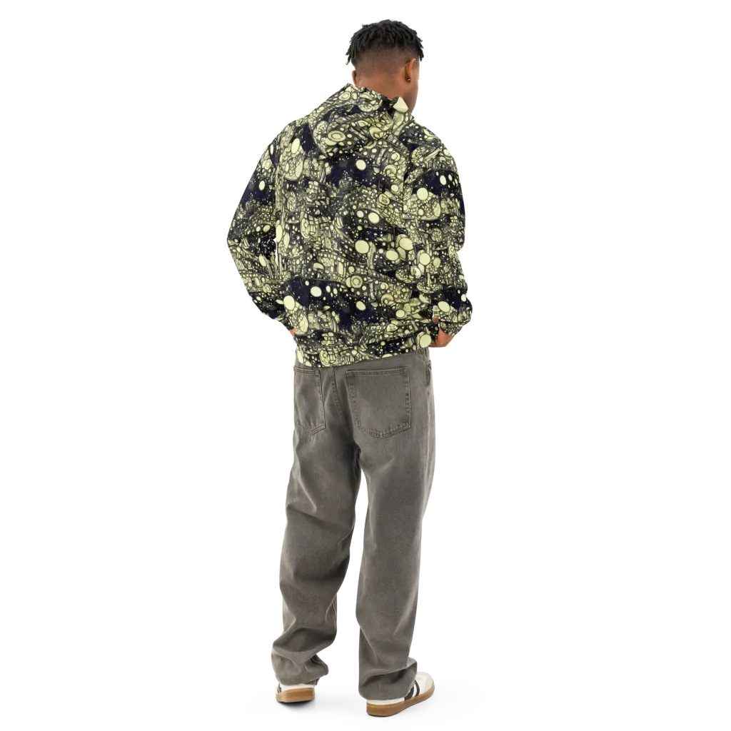 Nocturne Matrix on Cotton Hoodie — Back