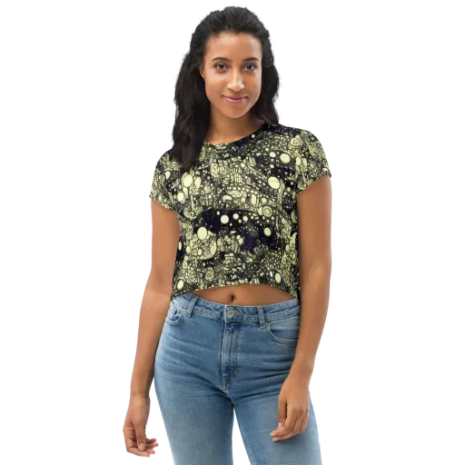 Nocturne Matrix on a Crop Tee