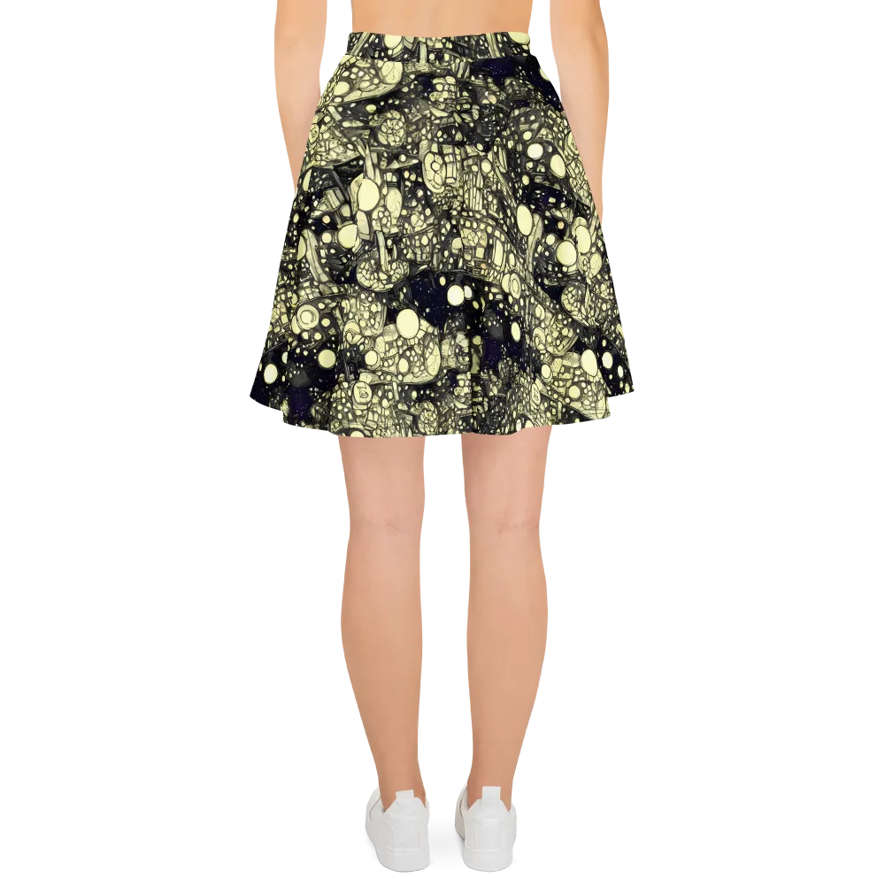 Nocturne Matrix on Skater Skirt — Back