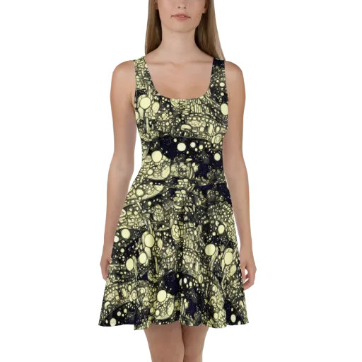 Nocturne Matrix on a Skater Dress