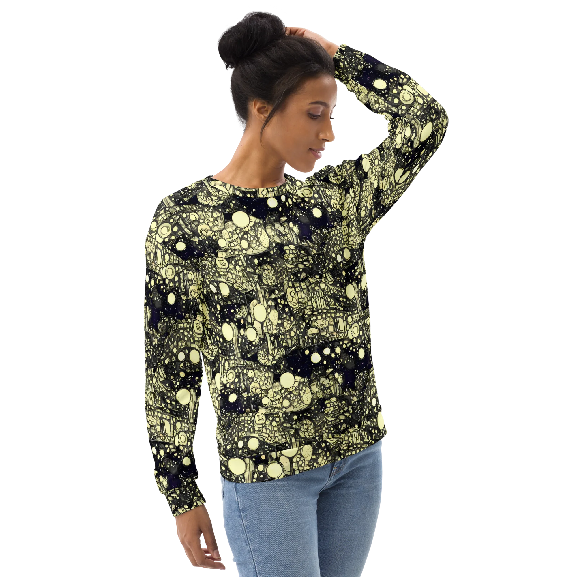 Nocturne Matrix on Sweatshirt — Right Front