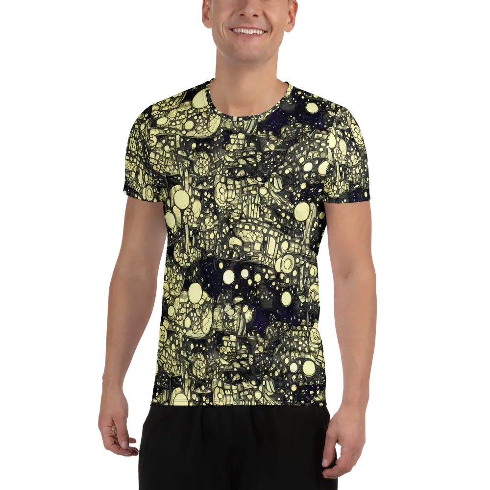 Nocturne Matrix on Men's Athletic T-Shirt — Front