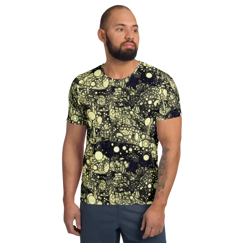 Nocturne Matrix on Men's Athletic T-Shirt — Front