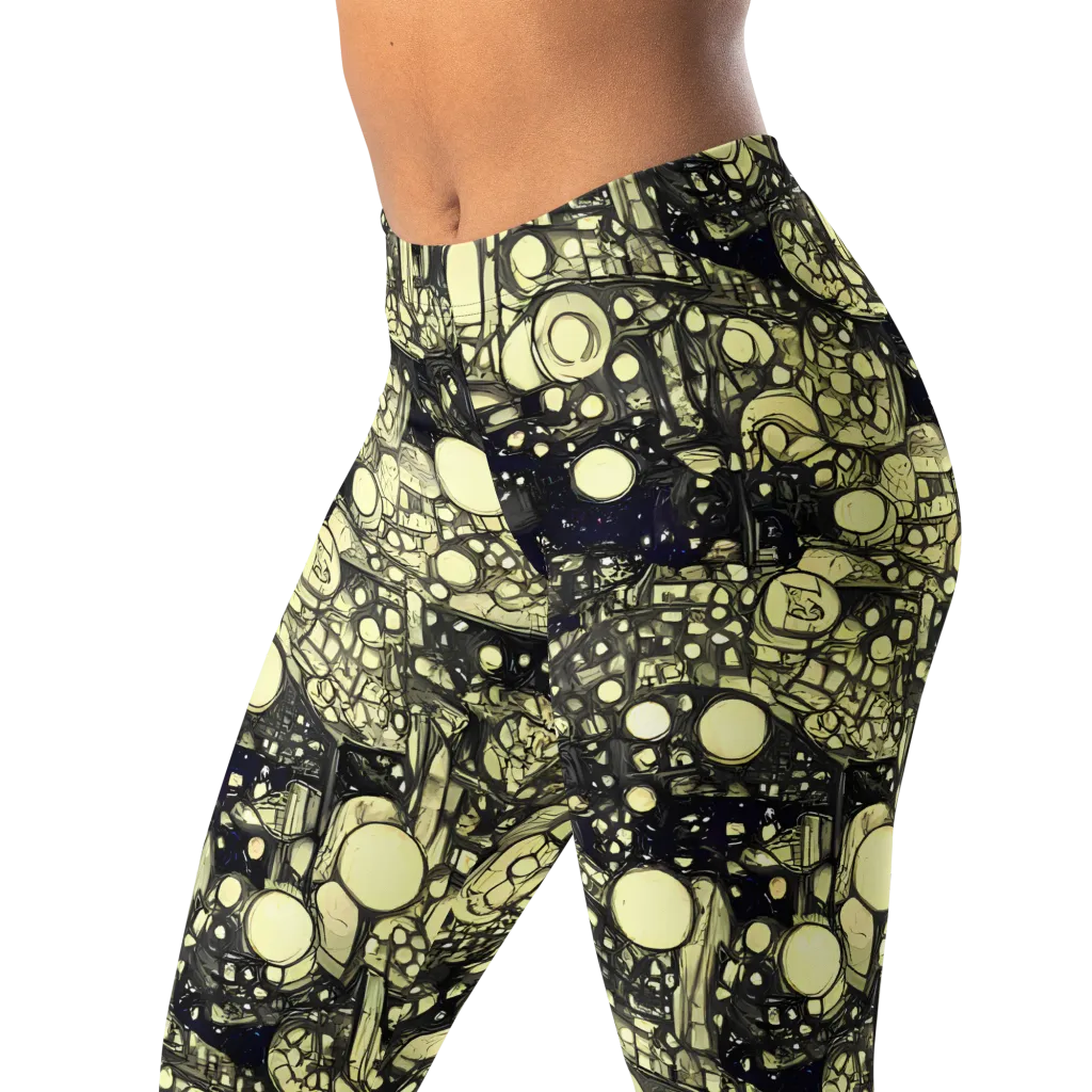 Nocturne Matrix on Leggings — Left Front