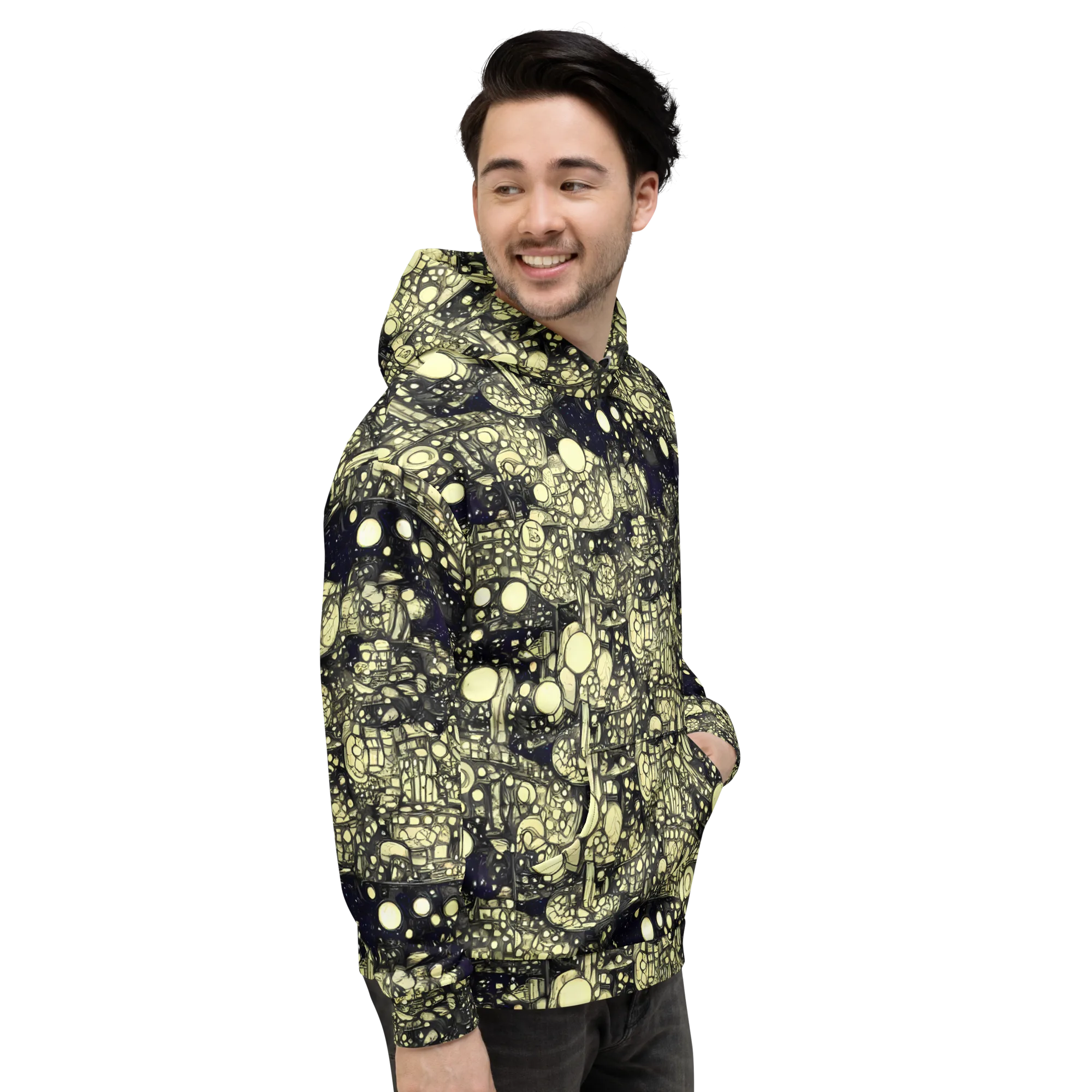 Nocturne Matrix on Hoodie — Right